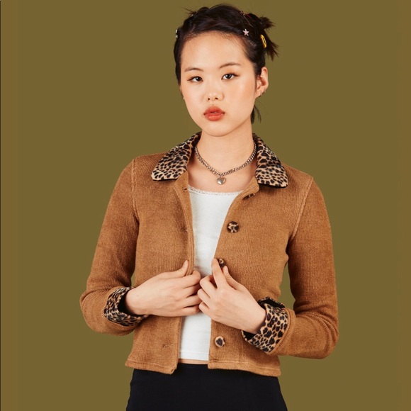 UNIF Beige/Leopard Sweater - Picture 3 of 8